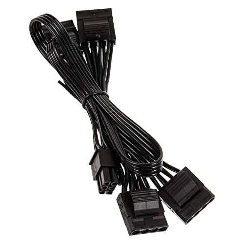 Kolink Compatible modulares Anschluss-Kabel für Continuum-Netzteile 4X Molex - schwarz von KOLINK