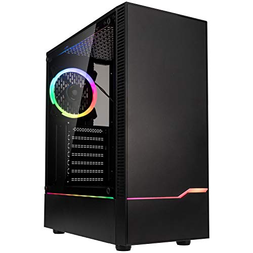 Kolink Inspire K9 ARGB Midi-Tower, Tempered Glass Computergehäuse, PC Hülle, PC Gehäuse RGB Glas, Gaming PC Case, Computer Gehäuse, PC Tower Gehäuse, Schwarz von KOLINK