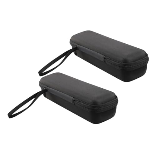 KOMBIUDA 2 STK Mikrofon Aufbewahrungstasche Armband-Armtasche Handmikrofon Mikrofon Schutzbox Mikrofon Zubehör Aufbewahrung Tasche für elektronische Geräte mikrofon schutztasche Eva Black von KOMBIUDA