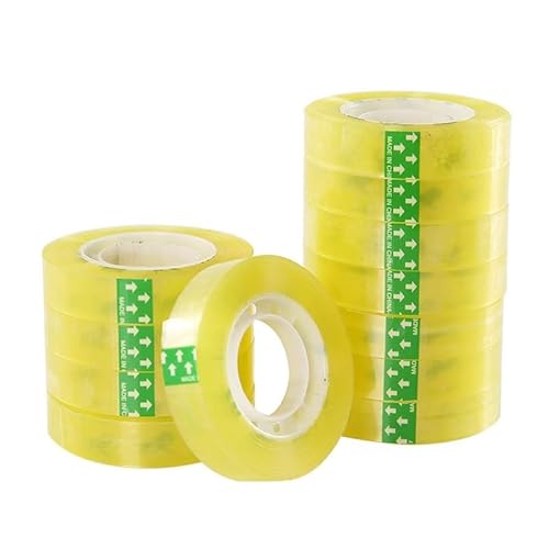 KOMUNJ Transparenter Streifen Refills, Transparentes Allzweckklebeband für Schule, Haus und Büro, 1.2cm von KOMUNJ