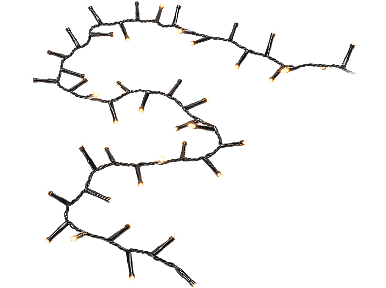 KONSTSMIDE Büschellichterkette Beleuchtung, Schwarz, Bernstein von KONSTSMIDE