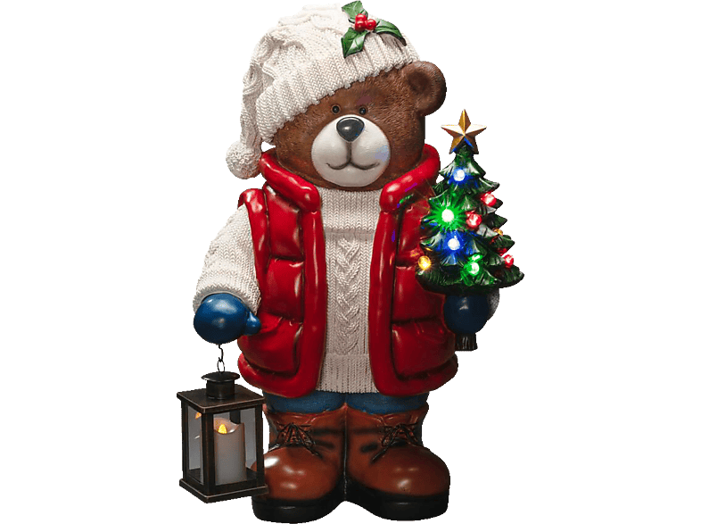 KONSTSMIDE LED Großer Teddybär Weihnachtsbeleuchtung, Bunt, Bunt von KONSTSMIDE