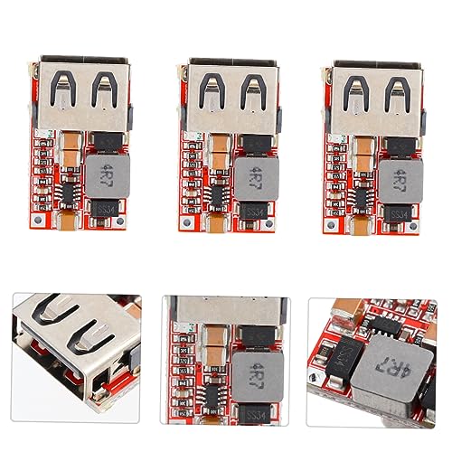 KONTONTY 5st Buck-modul Stromversorgung Handy Ladegerät USB Lademodul Kabel Konvertermodul USB-lademodul Ladegeräte Leistung Spannungsreglerplatine Stromrichtermodul Auto Rot Leiterplatte von KONTONTY