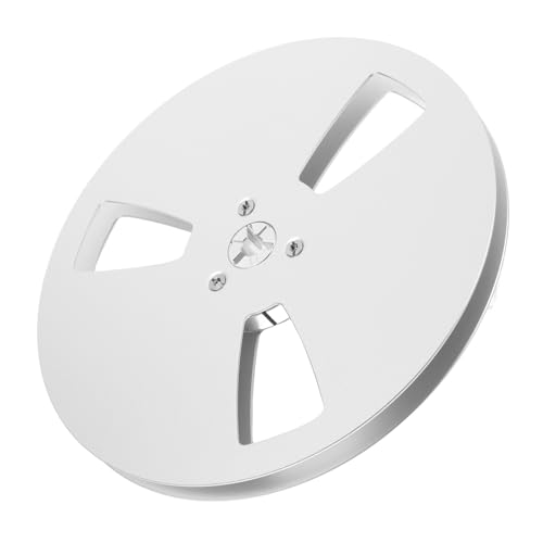 KONTONTY Leere Bandspule Trachealrolle Aufnahmerolle Rolle Zu Rolle Neues Spulen-tonbandgerät Rolle-zu-Rolle-Band Reel-to-Reel-kassettenspieler Aluminiumlegierung Silver KONTONTY Leere Bandspule Trachealrolle Aufnahmerolle Rolle Zu Rolle Neues Spulen-tonbandgerät Rolle-zu-Rolle-Band Reel-to-Reel-kassettenspieler Aluminiumlegierung Silver von KONTONTY