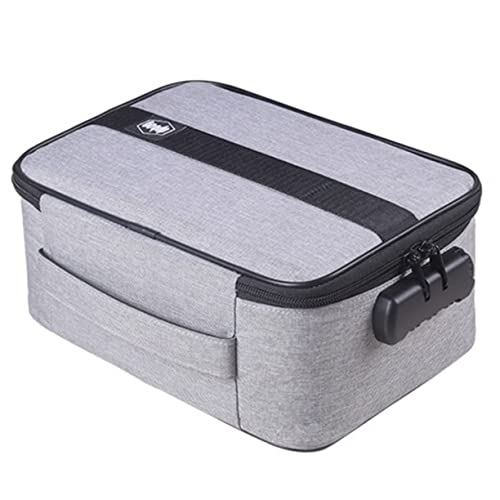 KONTONTY Offizielle Stempel Aufbewahrungstasche Multifunktionale Organizer Tasche Mit Mehreren Fächern Tragbare Dokumenten Und Stempelbox von KONTONTY