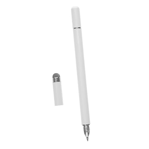 KONTONTY beschreibbarer Stift Tablet-Empfindlichkeitsstift Tabletten-Stift Tablet-Stift Eingabestift schreibkladde Smartphones Bildschirm-Touch-Stift kreativer Stylus-Stift Kieselgel Weiß von KONTONTY