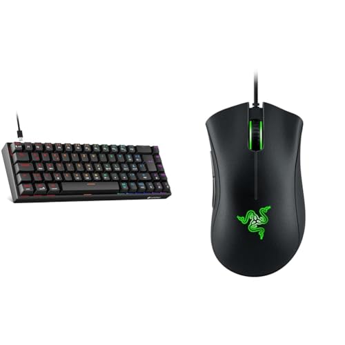 KOORUI Mechanisch Tastatur, 60% Gaming Tastatur & Razer DeathAdder Essential (2021) von KOORUI