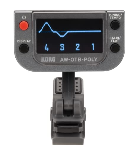 Korg - AW-OTB-POLY Polyphonic Clip-on Tuner for Bass Guitar with OLED Display von KORG
