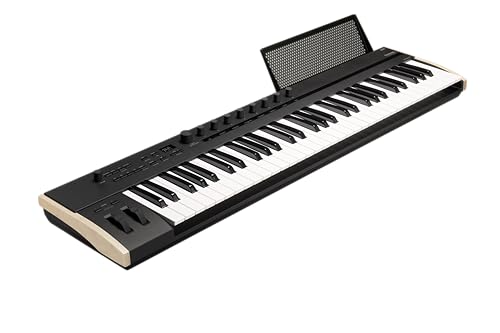 Korg KEYSTAGE-61 - Keystage 61 Key Poly AT MIDI Controller Tastatur – Schwarz von KORG