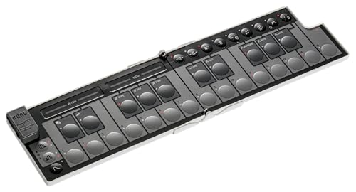 Korg nanoKEY Fold - Faltbarer 25 Tasten MIDI Keyboard Controller mit USB-C und TRS-MIDI - Weiß von KORG