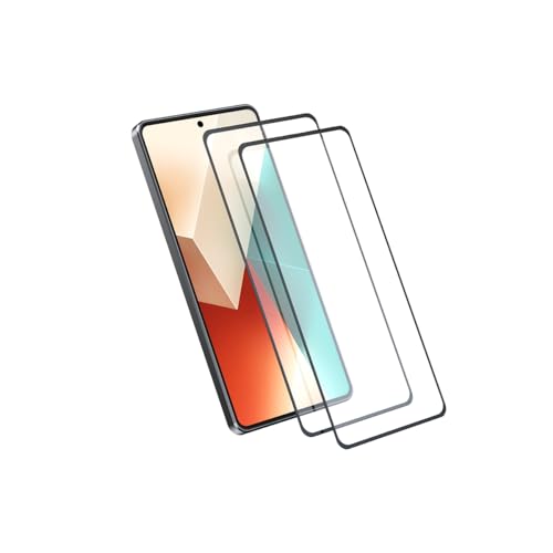 KQXG Panzerglas für Samsung Galaxy A52 (5G/4G), 2er Pack, 9H Härte, Panzerfolie Schutzfolie, Kratzfest, Stoßfest, Blasenfrei, Hochtransparent mit Schwarzem Rand von KQXG