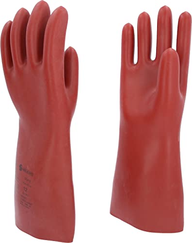 KS Tools 117.0009 Elektriker-Schutzhandschuh mit mechanischem- und Wärmeschutz | Größe 12 | Klasse 0 [1000 V] | rot von KS Tools