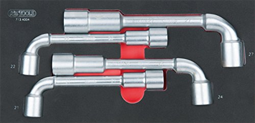 KS Tools 713.4004 SCS Pfeifenkopfschlüssel-Satz, 4-tlg. in 1/3 Systemeinlage von KS Tools