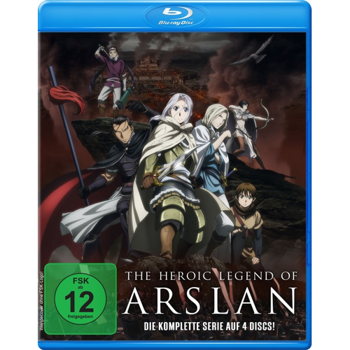 The Heroic Legend of Arslan: Die komplette Serie      (Ep. 1-25) (4 Blu-rays) von KSM Anime