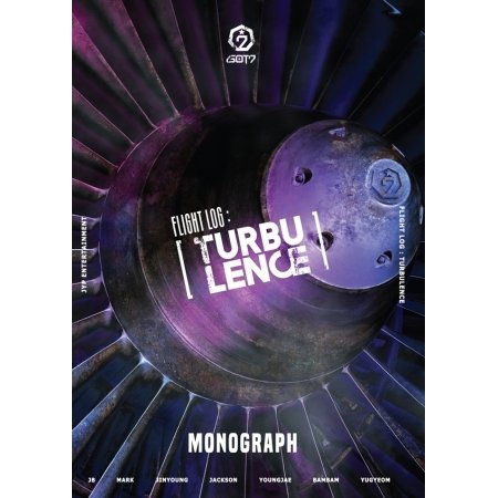 GOT7 - [FLIGHT LOG:TURBULENCE MONOGRAPH] DVD+150p Photo Book + Photo & Post Card 7 each SEALED von KT MUSIC