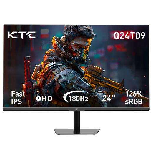 KTC Q24T09 Gaming Monitor, schnelles IPS-Panel, 2560x1440 Auflösung, 180Hz, HDR10, Low Blue Light KTC Q24T09 Gaming Monitor, schnelles IPS-Panel, 2560x1440 Auflösung, 180Hz, HDR10, Low Blue Light von KTC