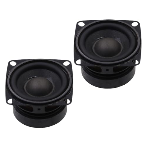 KUAIYIJU 52 mm 4 Ohm Bass-Lautsprecher, robuste Designs, PU-Seite für Radios Gegensprechanlagen und Miniatur-Soundboxen von KUAIYIJU