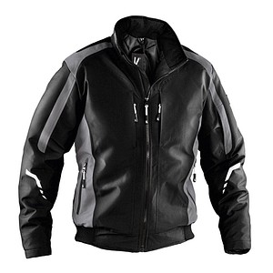 KÜBLER® Herren Arbeitsjacke 1367 schwarz, anthrazit Größe 3XL von KÜBLER®