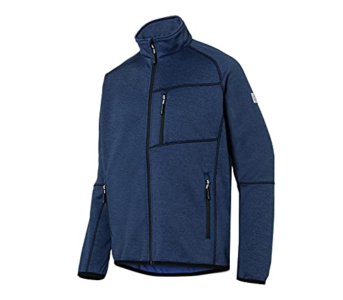 KÜBLER Workwear KÜBLER Weather Fleecejacke blau, Größe L, Unisex-Fleecejacke aus Mischgewebe, Funktionelle Fleecejacke von KÜBLER Workwear