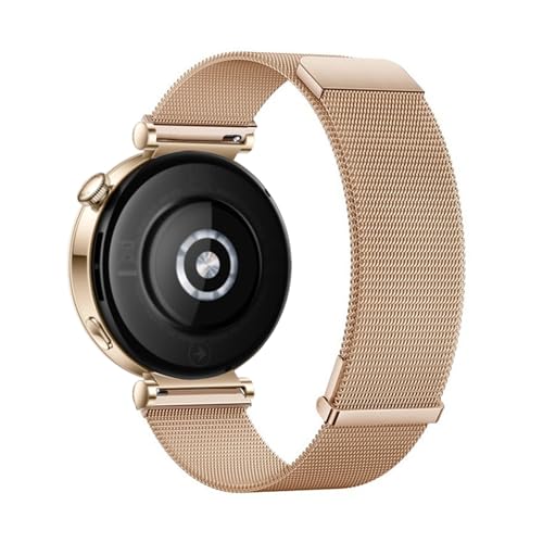 KUWAI Armbänder für Huawei Watch GT4 41mm Armband, Mesh Metall Rostfreie Stähle Magnetisch Armband für Huawei Watch GT 4 41mm Armbänder Schweißfest Business Uhrenarmband mit Huawei GT4 41mm (D) von KUWAI