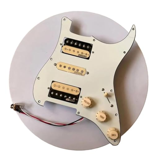 Prewired Tonabnehmer Alnico 5 Humbucker-Tonabnehmer Multischalter-Kabelbaum HSH vorverdrahtetes ST-Schlagbrettset für ST-Gitarren von KWETVSH