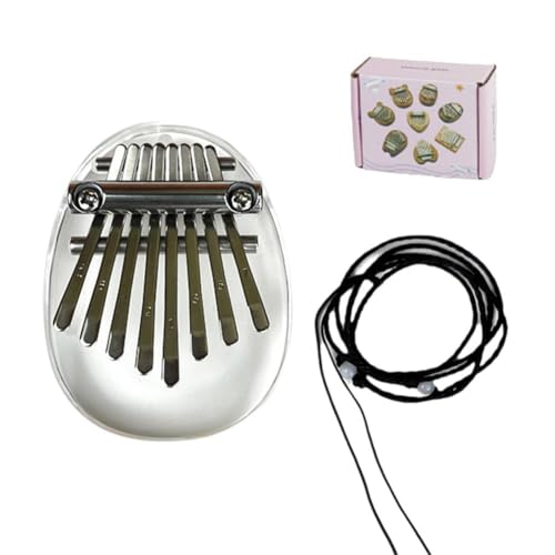 8 Mini Holz Kalimba Exquisite Finger Anhänger Marimba Musikgeschenk Gutes Klavier Daumen Zubehör S8i1 von KWJNH