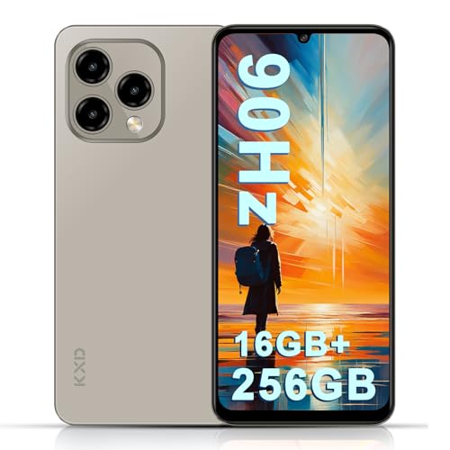 KXD Smartphone ohne Vertrag16(4+12GB)+128GB Dual SIM 50MP 13MP Kamera Fingerabdruck Mobiltelefon von KXD