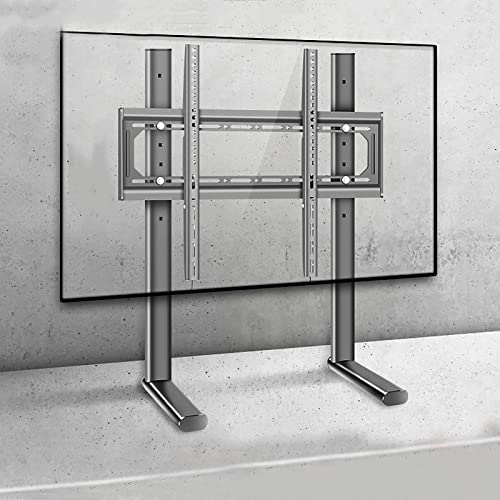 Tisch-TV-Ständer, höhenverstellbare Tisch-TV-Basis, passend für 42-85-Zoll-Fernseher, rutschfestes Design an der Unterseite, max. Vesa 600 x 500 mm (Größe: 1305 mm) (einfarbig 1305 mm), wunderschöne von KXQYIKYI