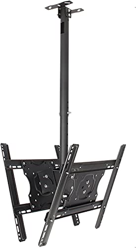 Universal-TV-Ständer, multifunktional, verstellbar, Wand-Decken-TV-Halterung, für 81,3 bis 139,7 cm (32 bis 55 Zoll), schwenkbare und neigbare Halterung, bis zu 80 kg, VESA 400 x 400 mm, TV-Halterung, von KXQYIKYI