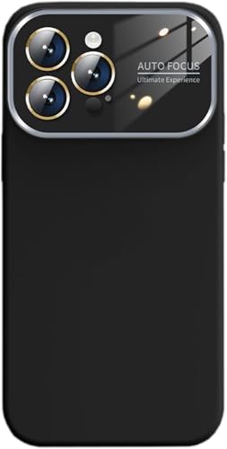 KXUISDUJ Ultradünne Schutzhülle für iPhone 15 Pro Max/15 Pro/15 Plus/15, Premium-Softcover mit Kameraschutzfenster, echtes Flüssigsilikon-Hülle (38,1 cm, schwarz), geeignet für Freunde und Familie von KXUISDUJ