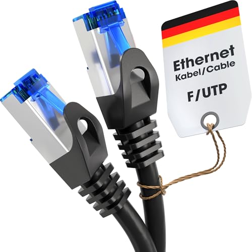 KabelDirekt – 5x 20m – Netzwerk, Ethernet, Lan & Patch Kabel (überträgt maximale Glasfaser Geschwindigkeit & ist geeignet für Gigabit Netzwerke, Switches, Router, Modems mit RJ45 Eingang, silber) von KabelDirekt