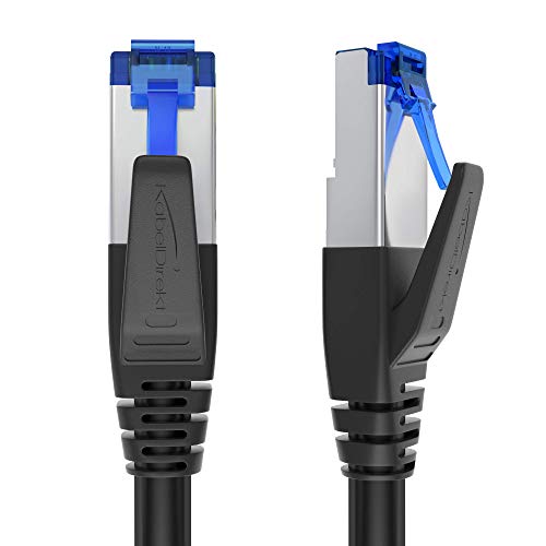 KabelDirekt – Cat 7 Netzwerkkabel, bruchfest konstruiert – 10x 0,3 m – 10 Gigabit Lan Kabel & Ethernet Kabel (Patchkabel geeignet für Highspeed Netzwerke, Gaming, Switch, Router, PC und Modem, RJ45) von KabelDirekt