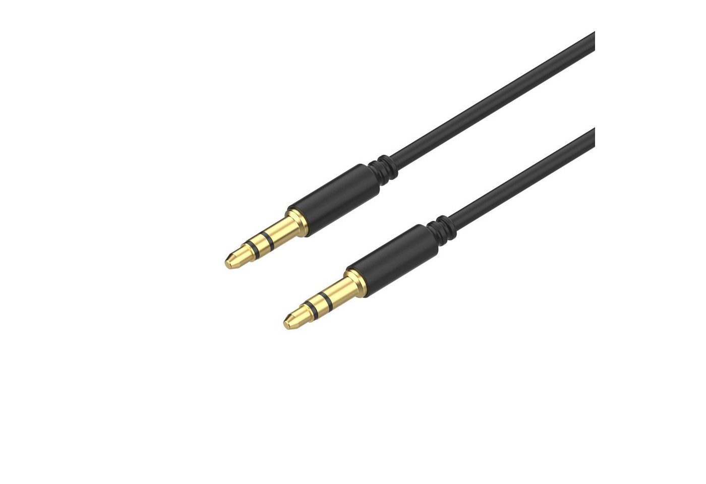 Kabelbude.eu 3,5mm Mini-St. - 3,5mm Mini-St. Rund sw 3 pin 1,5m Audio-Kabel, (150,00 cm) von Kabelbude.eu