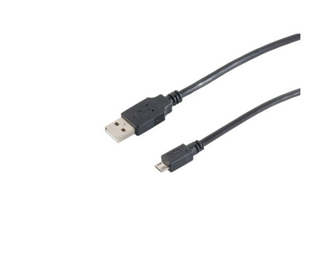 Kabelbude.eu FAST Lade-Kabel USB-A-St./USB-B MICRO St. 2.0 5m USB-Kabel, (500 cm) von Kabelbude.eu