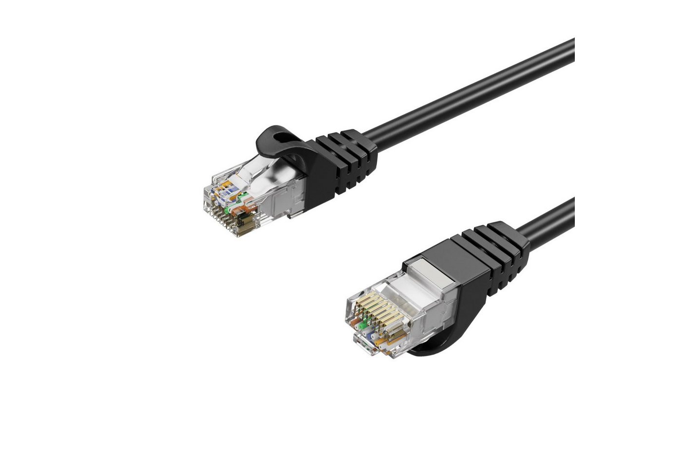 Kabelbude.eu Netzwerkkabel RJ45 LAN Kabel, Ethernet Kabel, S/FTP, PIMF, Rohkabel LAN-Kabel, RJ-45, (750 cm) von Kabelbude.eu