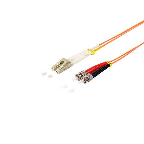 LWL Glasfaser Duplex Patchkabel LC/ST 50/125µ OM2 5,00m von Kabelbude.eu