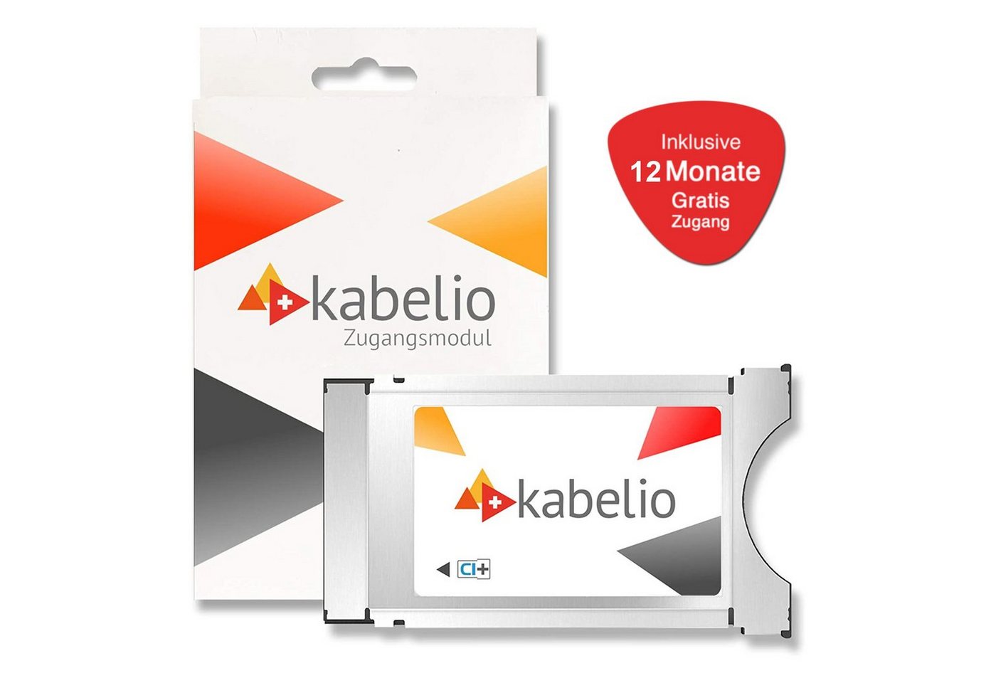 Kabelio CI+ Zugangsmodul inkl. 12 Monate Gratis-Zugang (CI+ Modul) SAT-Receiver von Kabelio