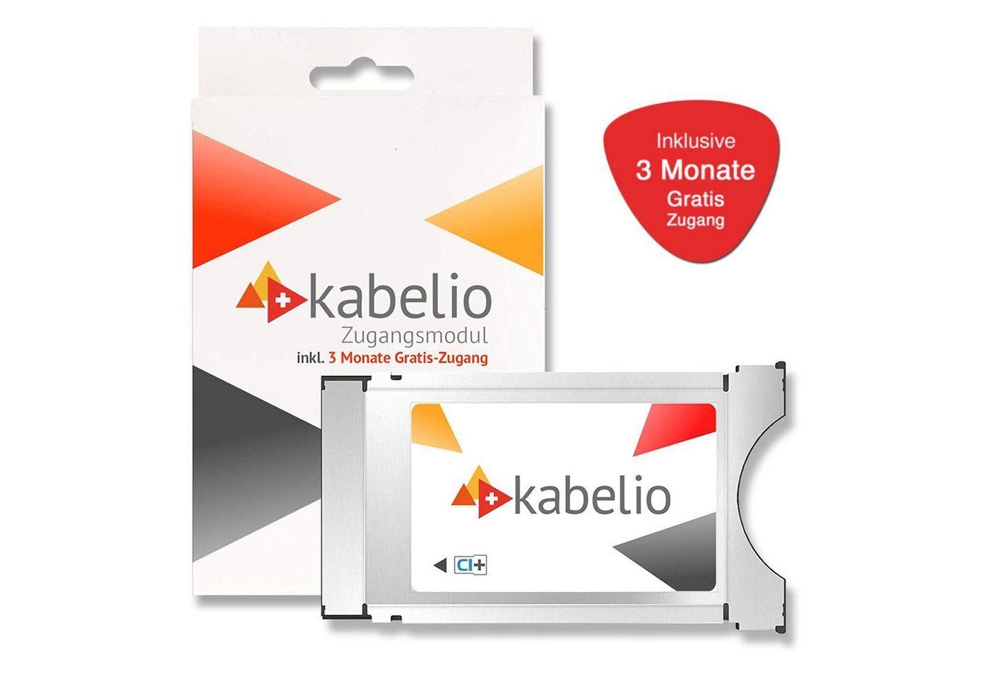 Kabelio CI+ Zugangsmodul inkl. 3 Monate Gratis-Zugang (CI+ Modul) SAT-Receiver von Kabelio