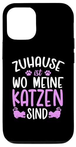 Hülle für iPhone 15 Katze Zuhause Ist Wo Meine Katzen Sind von Kätzchen Katze Geschenke