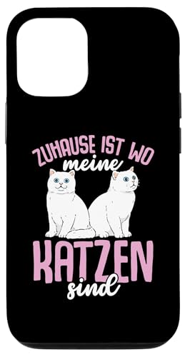 Hülle für iPhone 15 Lustiges Zuhause Ist Wo Meine Katzen Katze von Kätzchen Katze Geschenke