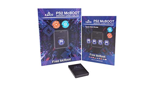 Kaico Free Mcboot 16MB PS2 Speicherkarte mit FMCB PS2 Mcboot 1.966 für Sony Playstation 2 - FMCB Free Mcboot Ihre PS2 - Plug and Play - Playstation 2 CFW McBoot 1.966 von Kaico