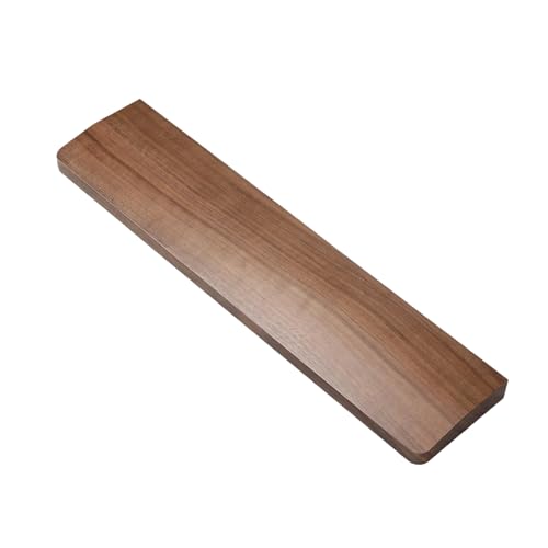 Kaizuca 60 Tasten(30cm) Solide Holz-Handballenauflage, Anti-Rutsch und Ergonomisch Handgelenkauflage aus Schwarzem Walnussholz, Set für Büro und Spiele Handballenauflage zur Schmerzlinderung von Kaizuca