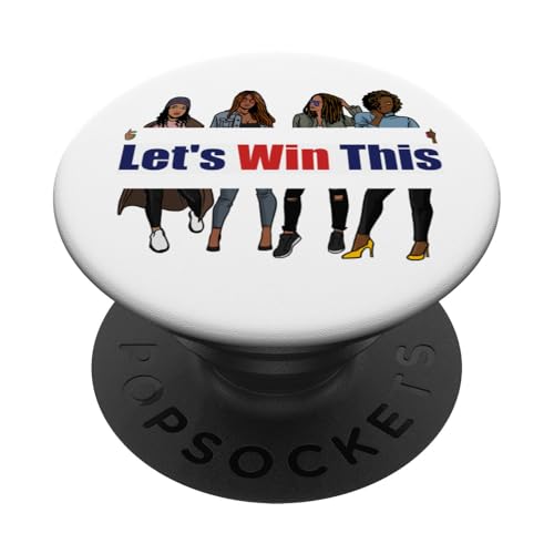 Kamala 2024 Lass uns den Job beenden, Sistas, Vizepräsident von Präsident Sista. PopSockets mit austauschbarem PopGrip von Kamala Harris 2024 Sista Shop