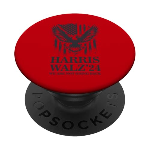 Harris Walz 2024 Retro Vintage US Präsidentschaftswahl 2024 PopSockets mit austauschbarem PopGrip von Kamala Harris Tim Walz President 2024