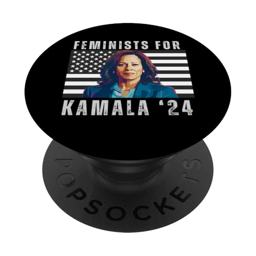 Feministinnen für Kamala Harris President 2024, Kamala Harris PopSockets mit austauschbarem PopGrip von Kamala Is Our President!