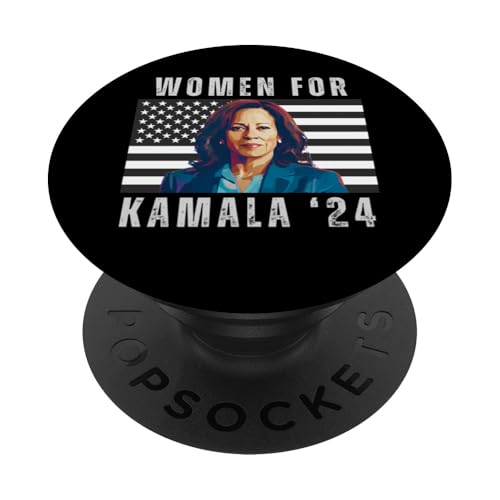 Frau Wähler für Kamala Harris Präsident 2024, Kamala Harris PopSockets mit austauschbarem PopGrip von Kamala Is Our President!