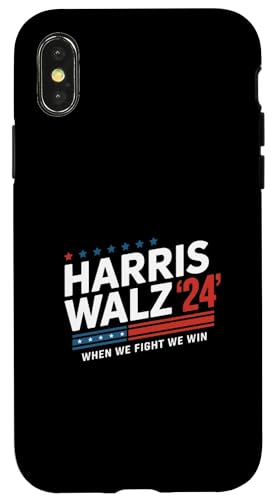 Hülle für iPhone X/XS Harris-Walz Zusammen sind wir nicht aufzuhalten von Kamala Walz Unity Together