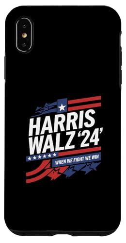 Hülle für iPhone XS Max Harris-Walz Gemeinsam ein stärkeres Morgen von Kamala Walz Unity Together