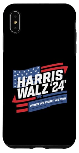 Hülle für iPhone XS Max Harris-Walz United für eine stärkere bessere Zukunft von Kamala Walz Unity Together