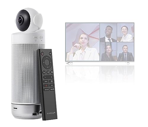 KanDao Meeting S 180 Degree Wide Angle Video Conference Camera Hybrid Meeting Camera with Conference Platform, Smart Capture and Trace, Intelligent Identify von KanDao